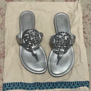 Tory Burch Embellished Miller Sandals